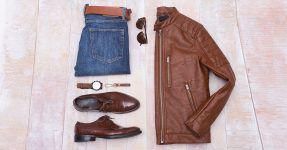 Wat te dragen met een bruine jas?  Bruin leren jassen stylen