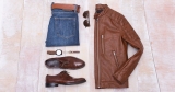 Wat te dragen met een bruine jas?  Bruin leren jassen stylen